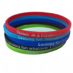 silicone print bracelets