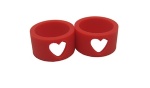 custom made lovely lover ring, promotional silicone ring, silicone gifts