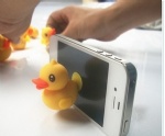 2014 New Design duck Silicone sucker for mobile phone，cheap promotional gift for young, Best holder silicone duck sucer for your mobile phone