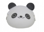 可爱小熊猫硅胶动物零钱包，卡通软扣钥匙包，马卡龙硅胶小钱包