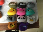 Silicone bags with animal printing, silicone wallet bag, silicone coin bag