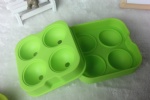 Silicone ice ball, silicone 4 grid ice ball, silicone ice ball for bar or home
